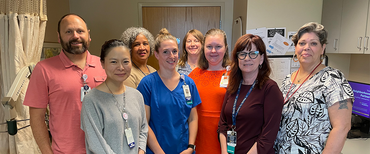 staff photo in clinic